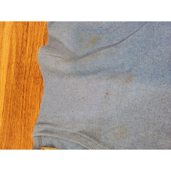 Vtge Spinnaker Pullover Blue V Neck Sweater Read‎ - Picture 5 of 7